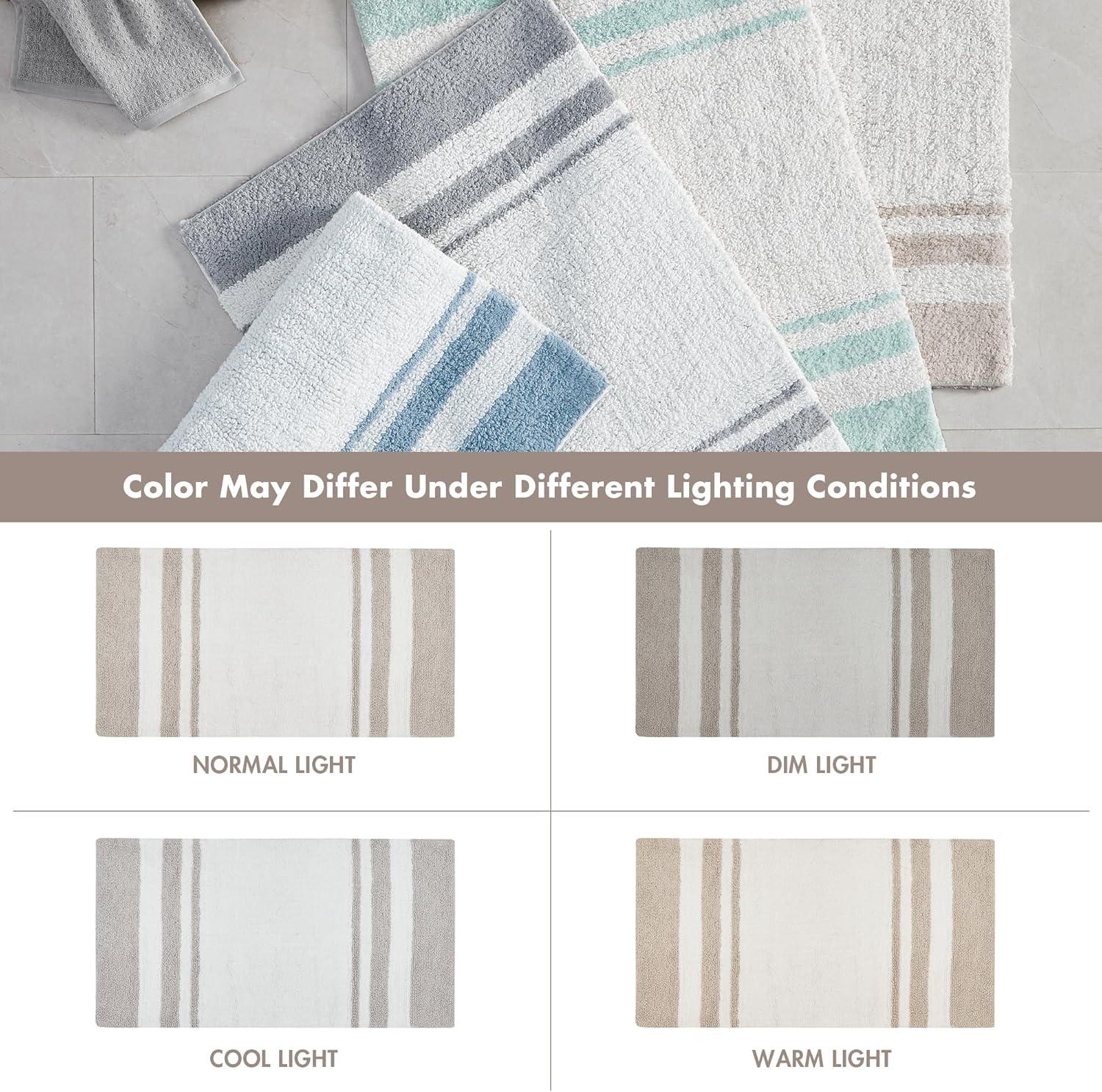 Madison Park Cotton Reversible Bath Rug