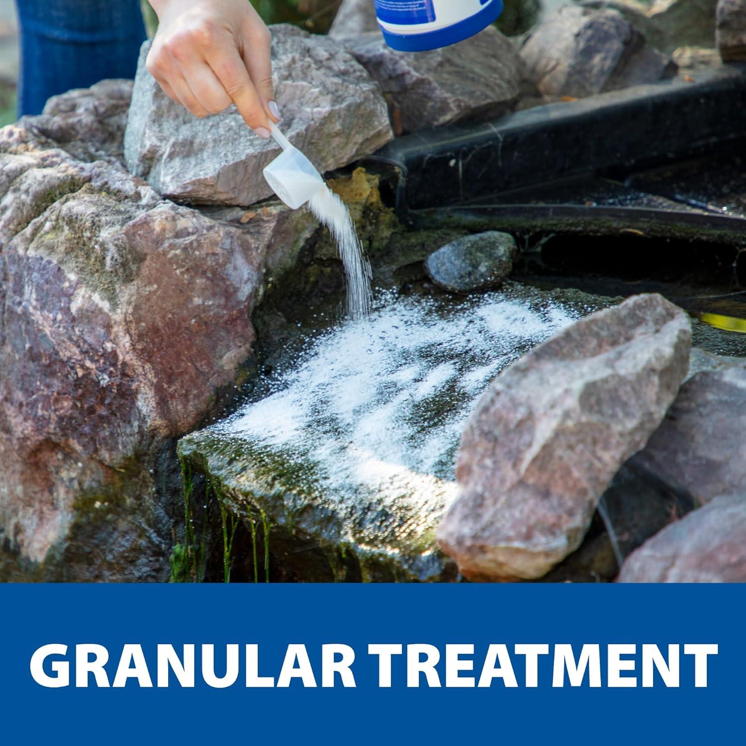 The Pond Guy Oxy-Lift Defense Powder Scum & Stain Treatment for Waterfalls, Rocks & Fountains, 2 Pound