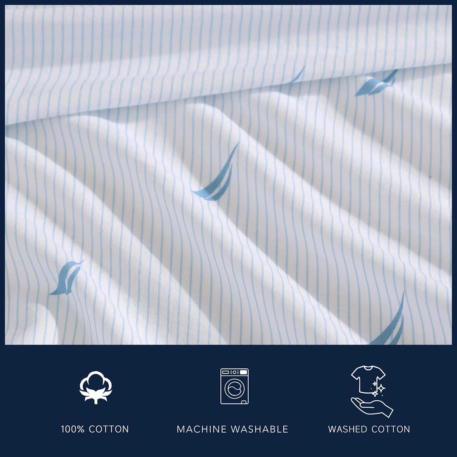 Nautica Printed Cotton Percale Sheet Sets