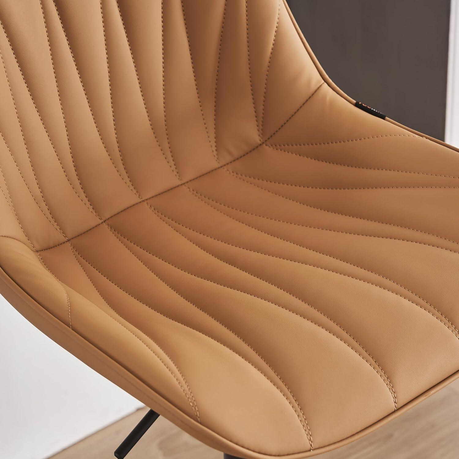 walsunny Swivel Upholstered Adjustable Height Counter Stool with Metal Frame (Set of 2)