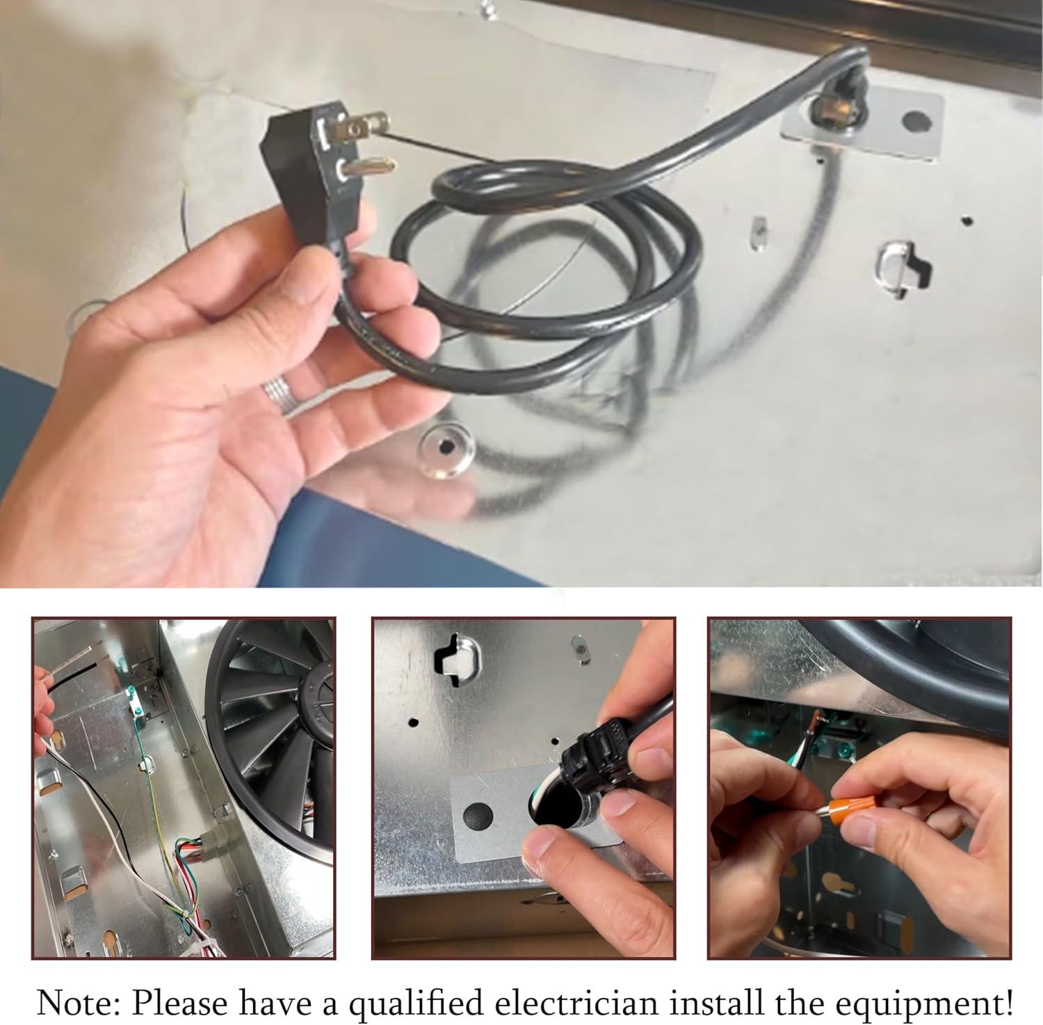 Broan NuTone Range Hood Power Cord
