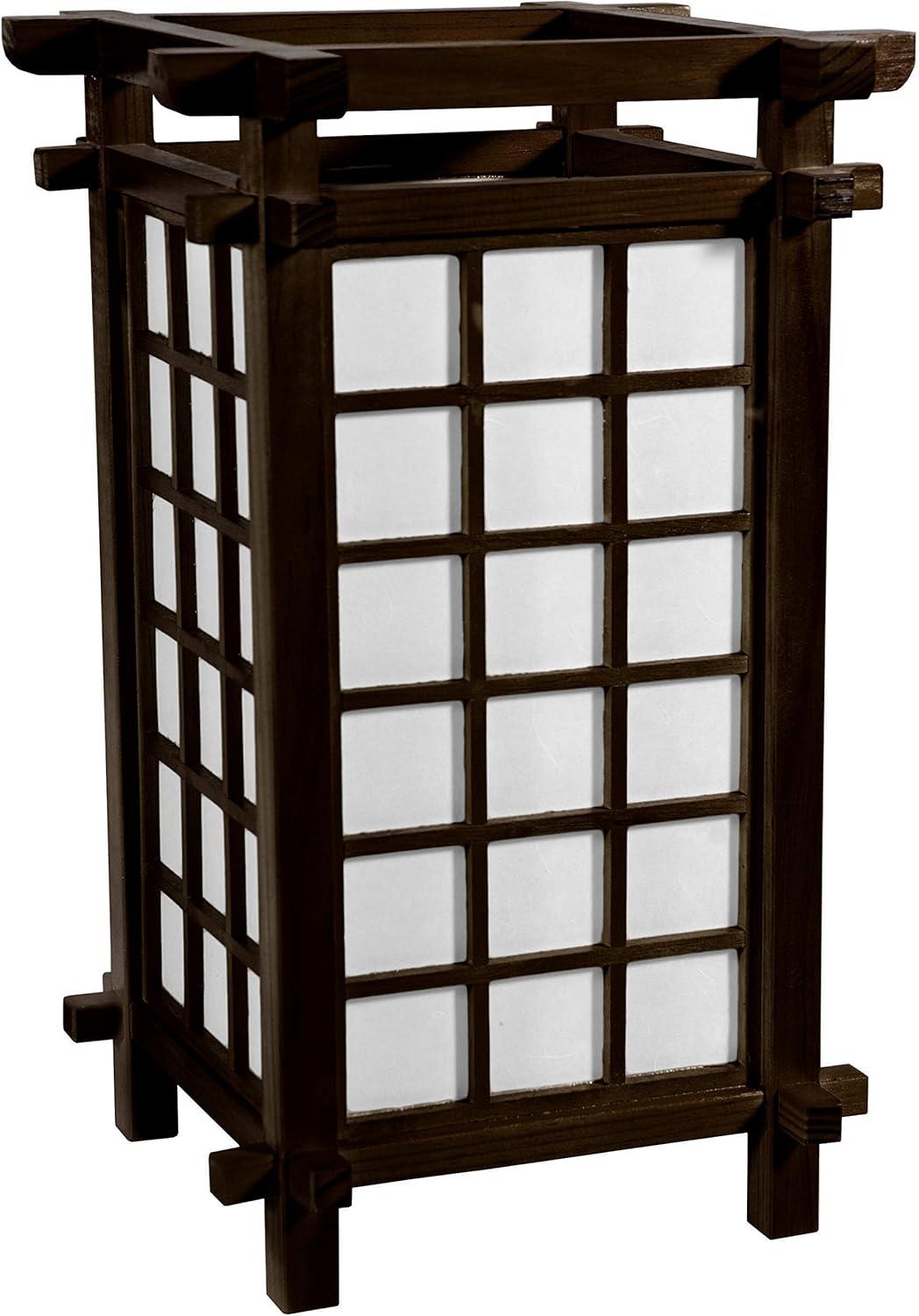Oriental Furniture 17" Ido Lamp, Japanese, Table lamp, Asian design, Bedroom, Living room, Studies