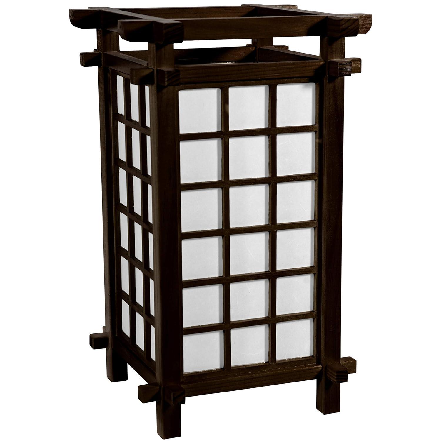 Oriental Furniture 17" Ido Lamp, Japanese, Table lamp, Asian design, Bedroom, Living room, Studies