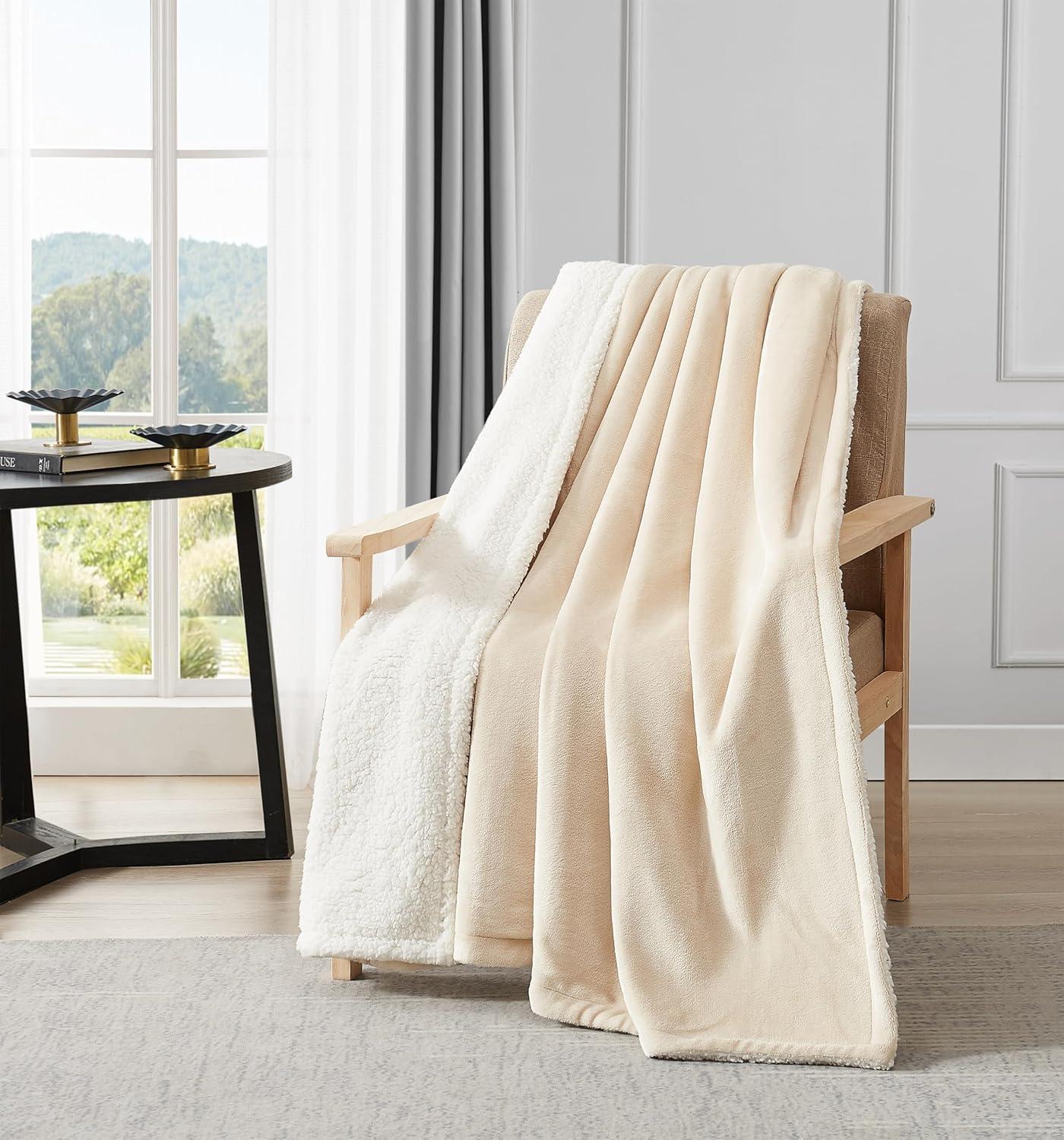Casual Living CASUAL LIVING Machine Washable Easy Care Couch Warm Sofa Blankets, Throw,
