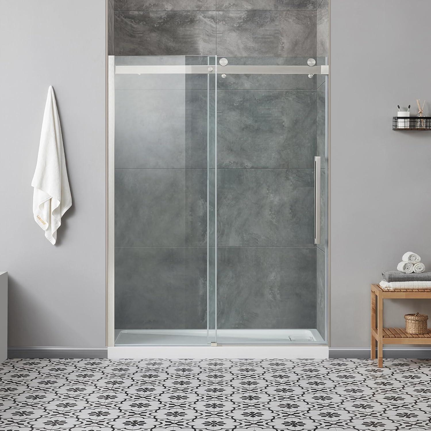 OVE Decors Bel Soft Close2-Piece 32" x 60" x 81" Base/Door Rectangular Alcove Shower Kit