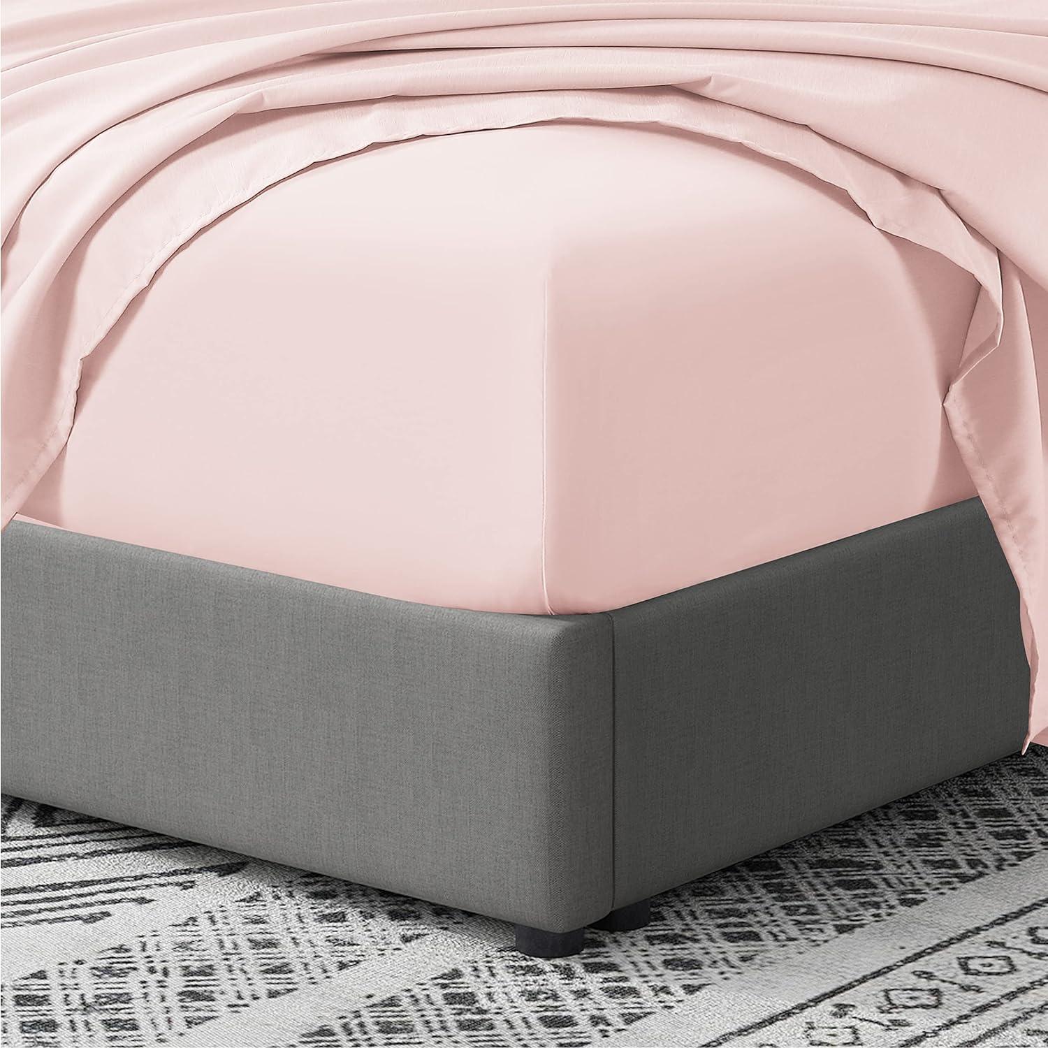 Swift Home 1800 Series 16 Inch Deep Microfiber Fitted Sheet