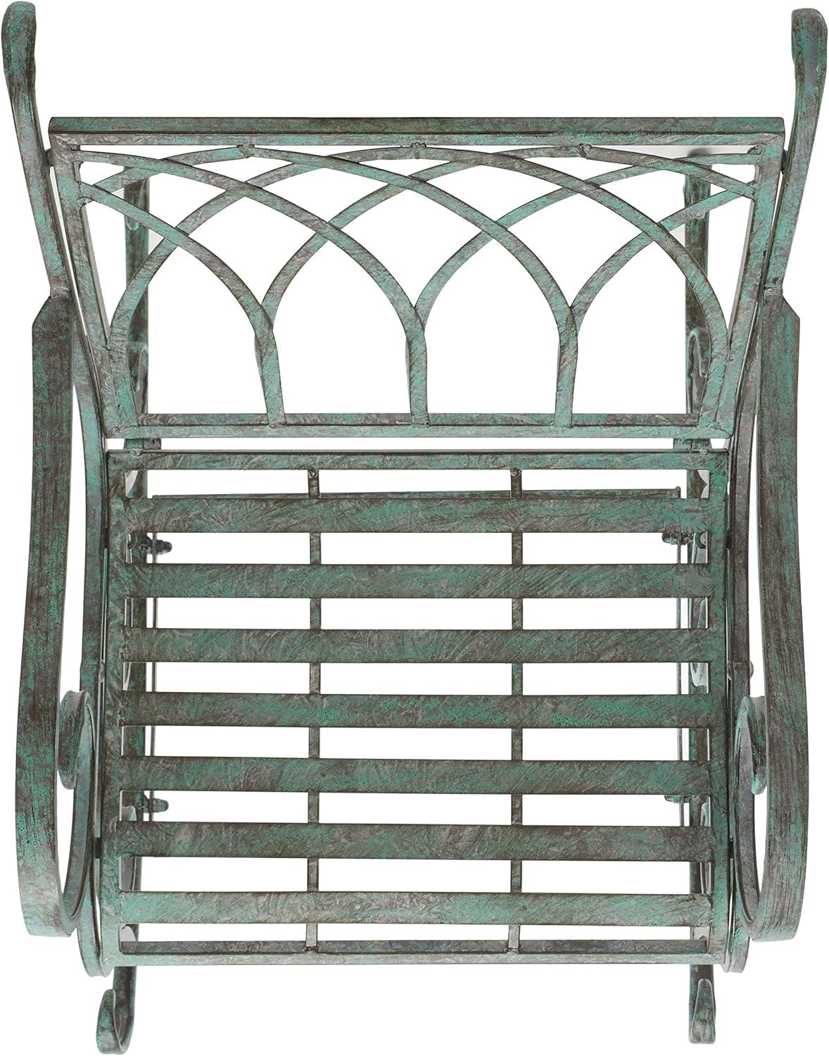 Medrano Rocking Chair Indoor/Outdoor - PAT5030 - Black Rust - Safavieh