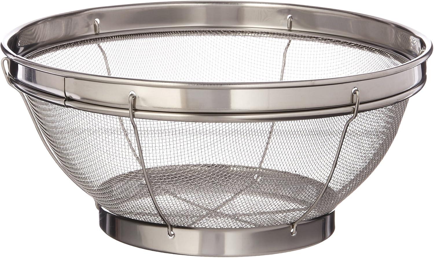 Norpro Stainless Steel 7-1/2-Inch Mesh Colander, 3.5 x 7.5 x 7.5 inches, Silver