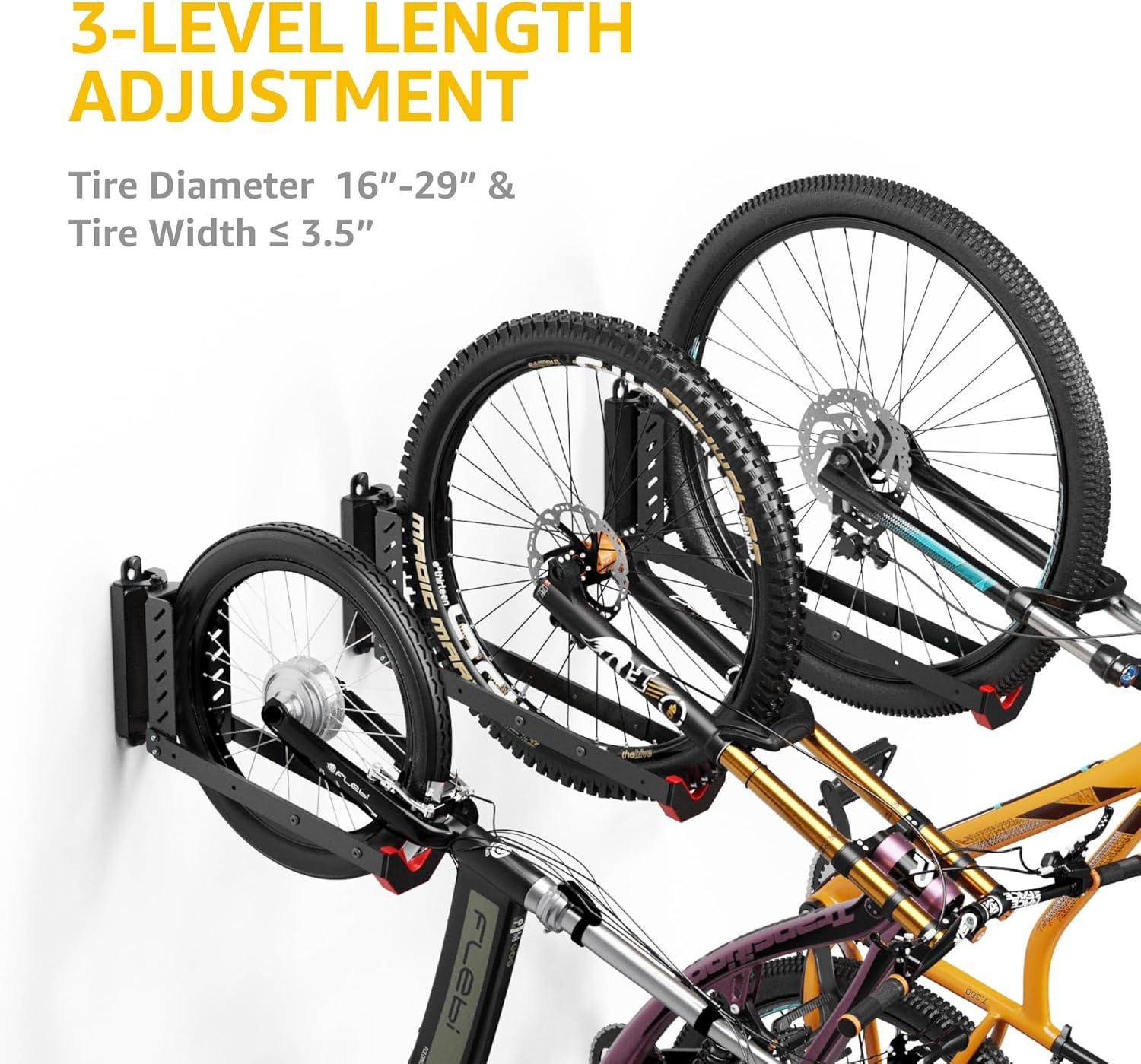 Bike Hangers For Garage, Space-Saving Bike Rack Garage