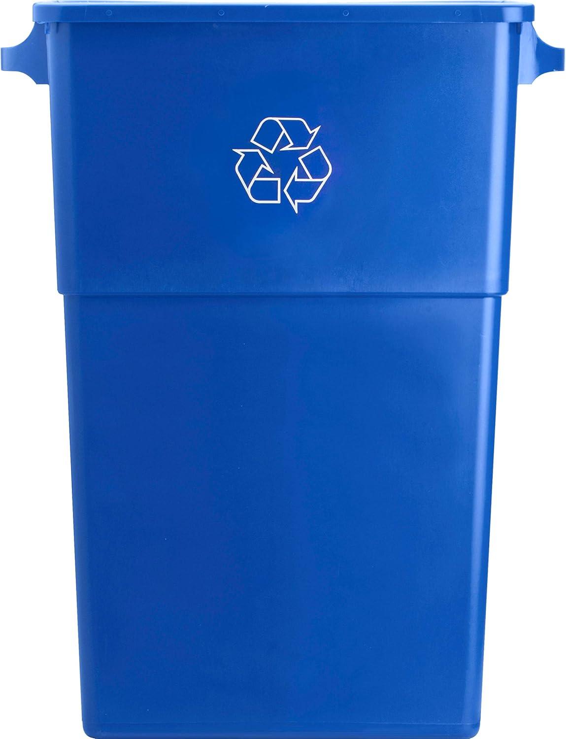 Genuine Joe Plastic Open Recycling Bin - 23 Gallons