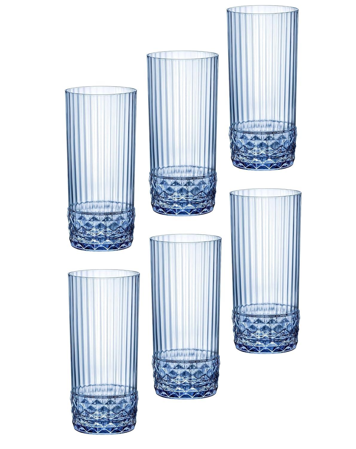Bormioli Rocco America '20s 16.25 oz. Cooler Drinking Glasses (Set of 6)