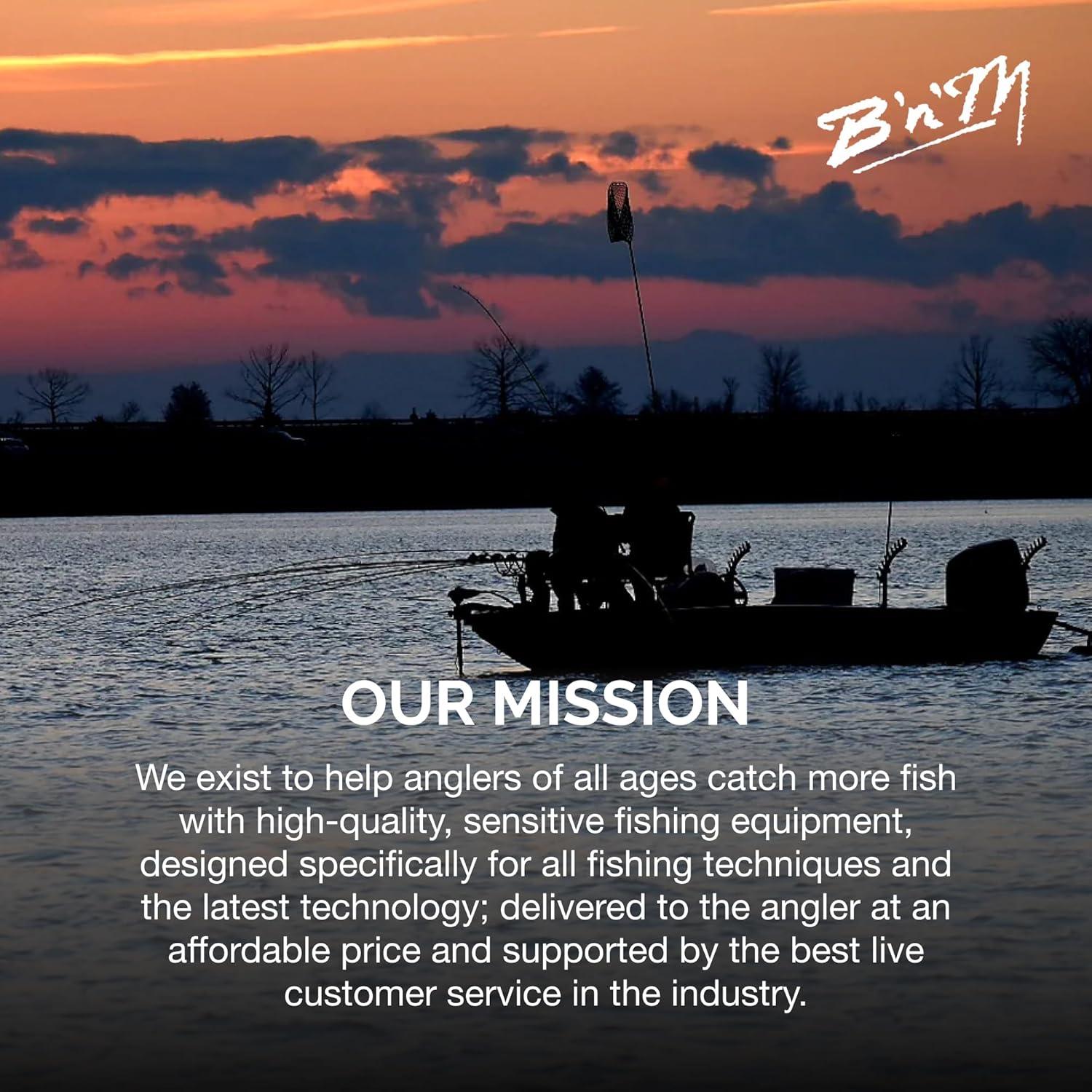 10.5 Foot Graphite Saltwater Surf Spinning Rod with Cork Handle