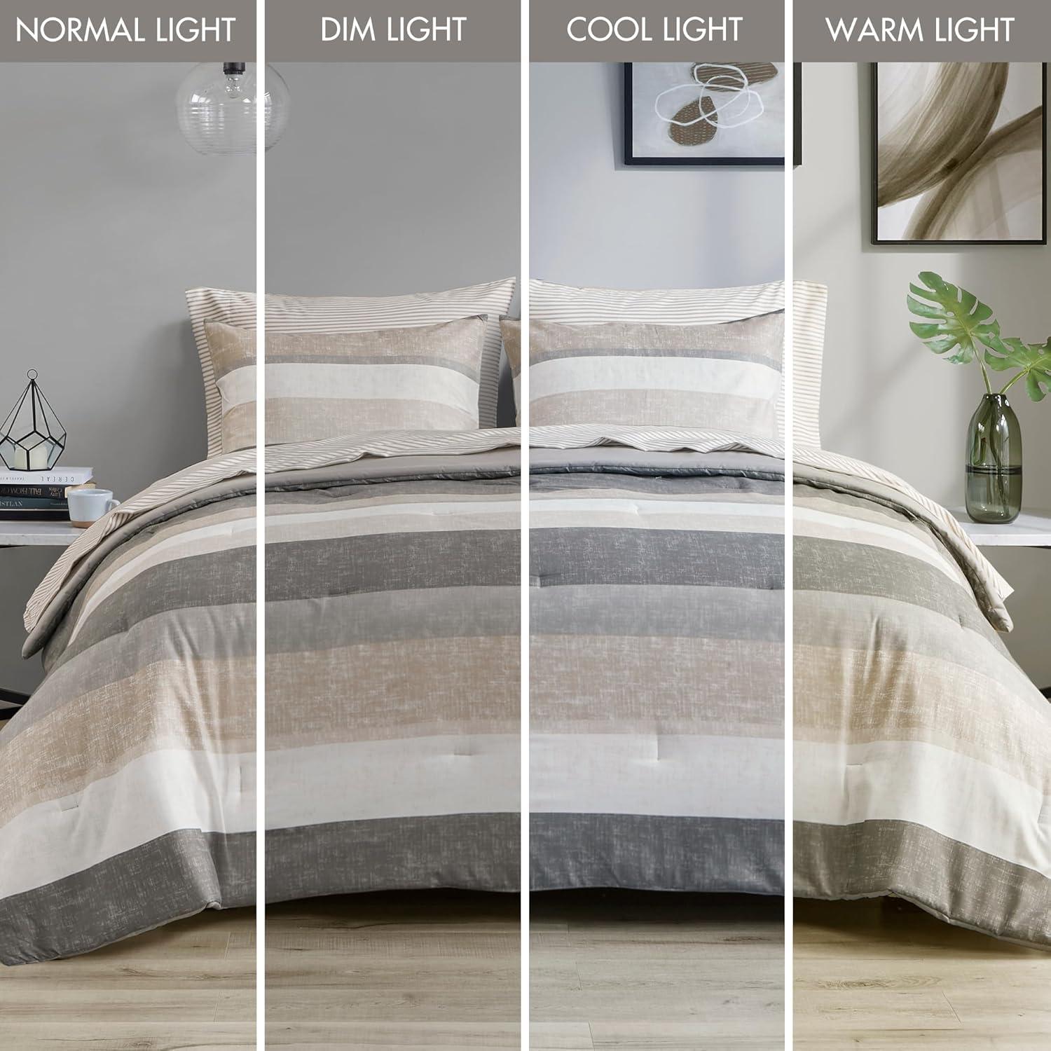 Madison Park Essentials Jaxon Comforter Set with Bed Sheets