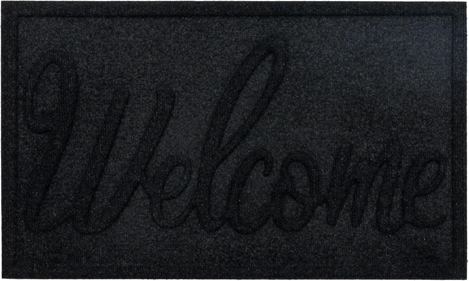 Mohawk 2'x3' 'Home' Ornamental Entry Mat Cozy Jacobean Red/Gray: Indoor Traditional Floral Door Mat, Recycled Rubber
