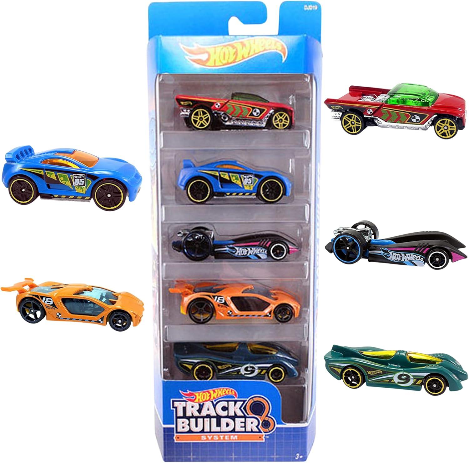 Hot Wheels Diecast  Cars -  5pk (Colors May Vary)