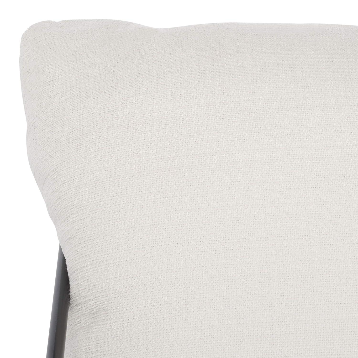Portland Pillow Top Accent Chair - ACH4511 - Ivory/Black - Safavieh
