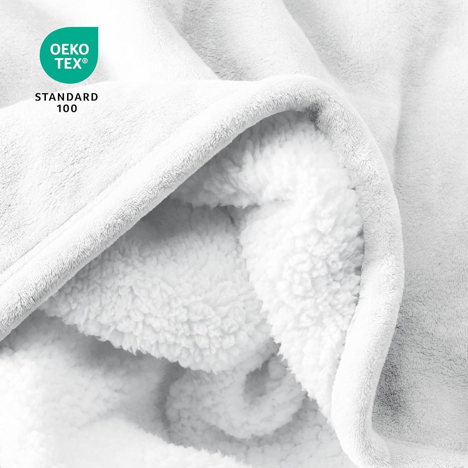 Bare Home Sherpa Fleece Blanket