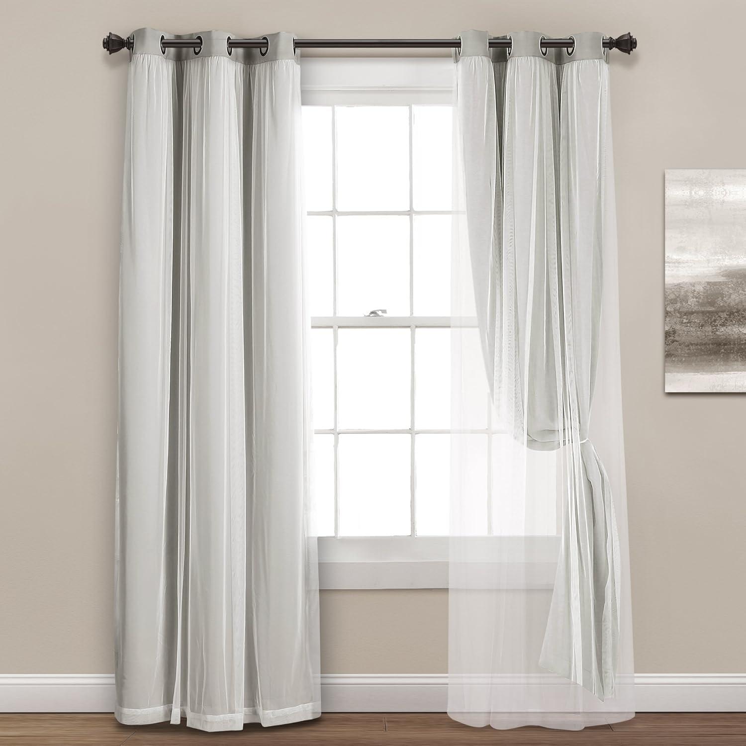 Polyester Blackout Curtain Pair