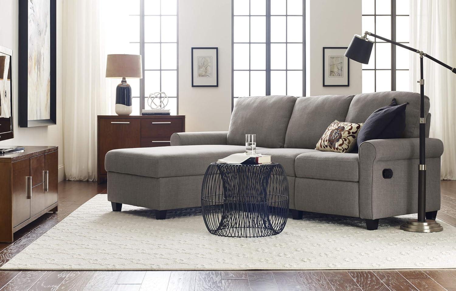 Serta Palisades Reclining Sectional Sofa with Storage Chaise