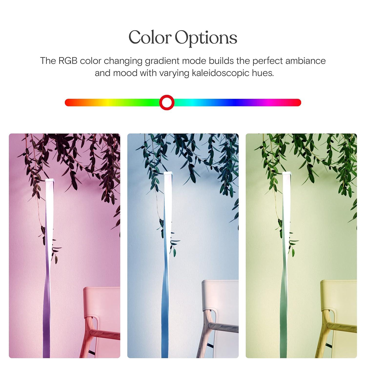 Brightech Helix 48 in. Industrial LED Energy Efficient Floor Lamp