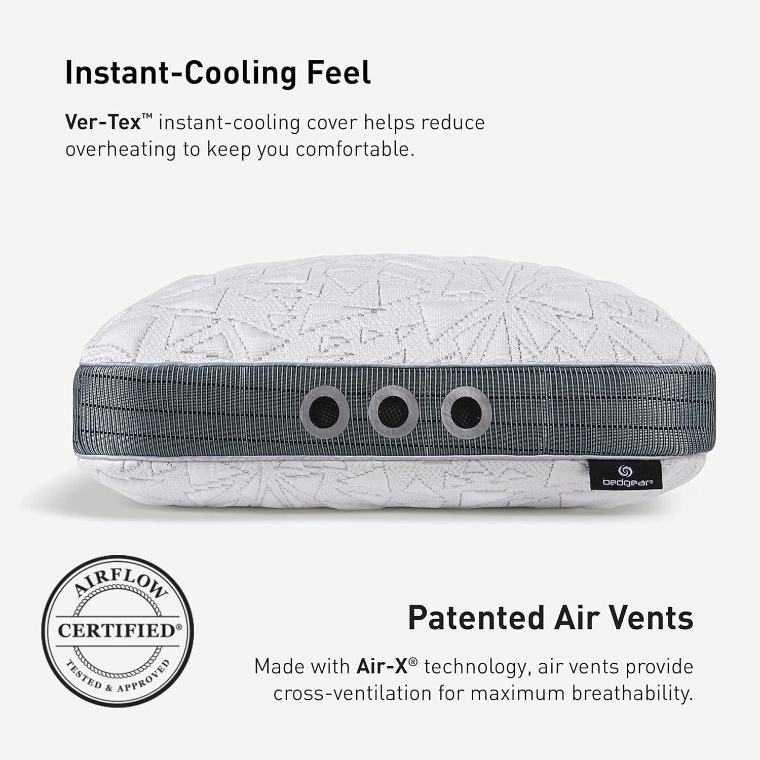 White Memory Foam Cooling Performance Pillow