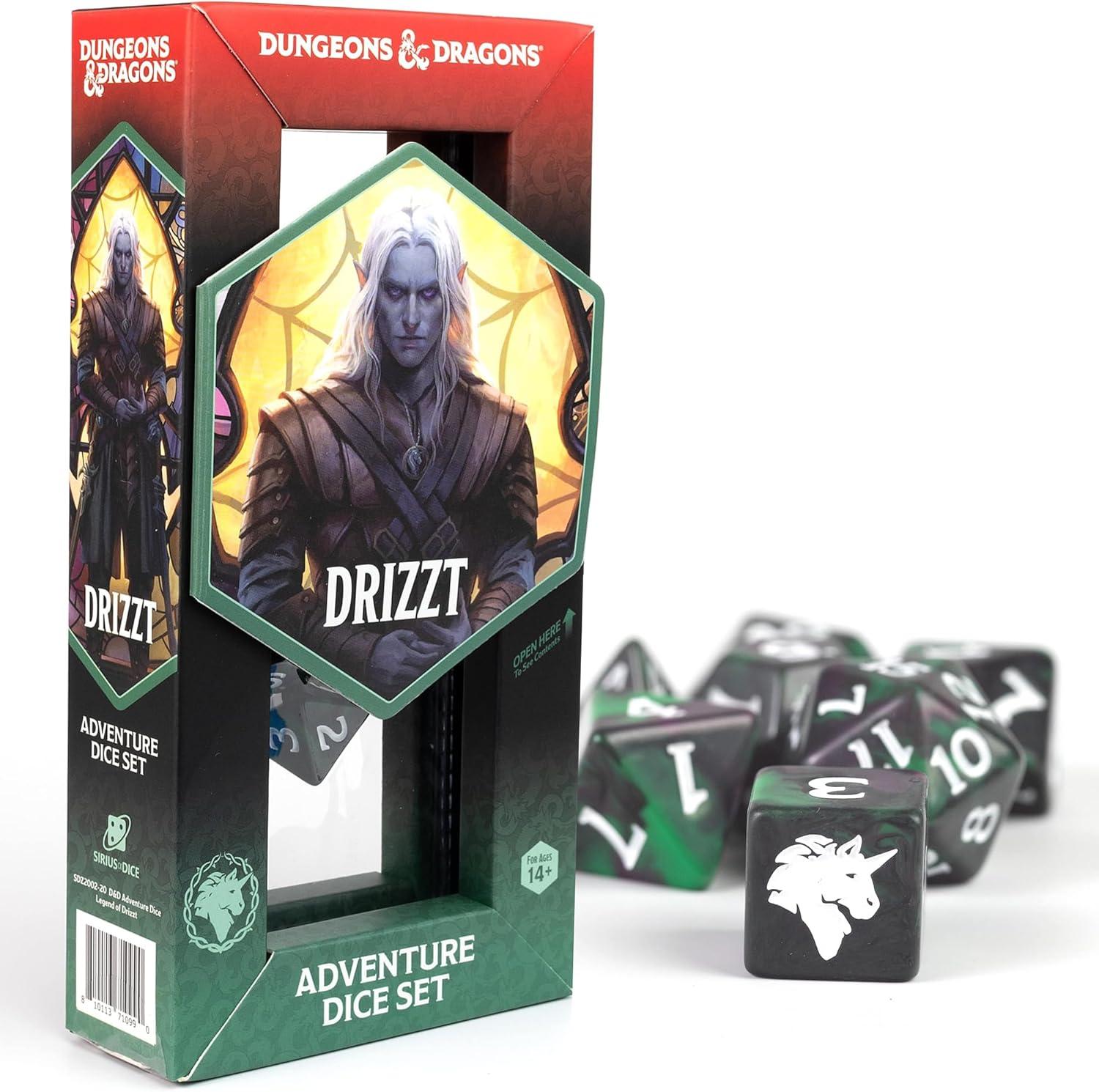 D&D Adventure Dice (Legend of Drizzt)