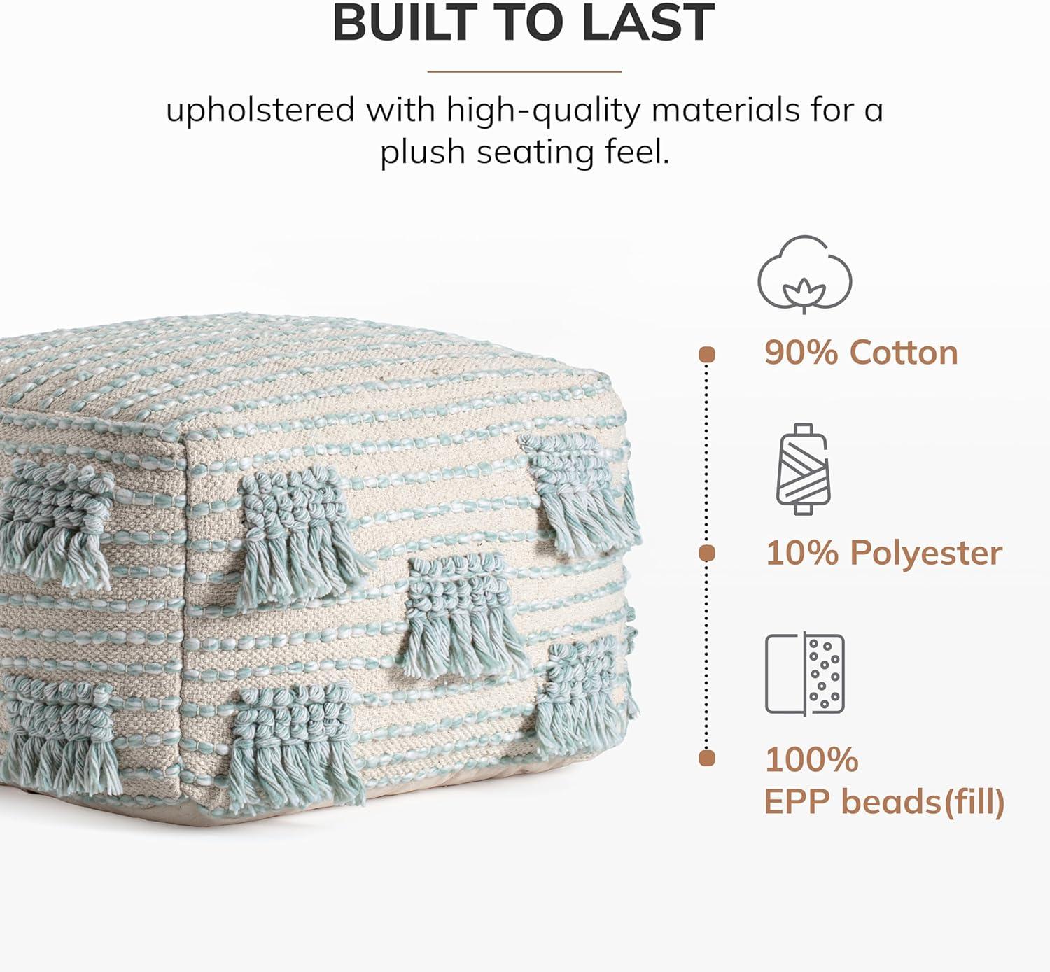 Cherokee Pouf Cream - Anji Mountain