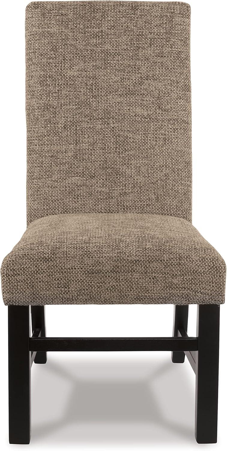 Signature Design by Ashley Sommerford Urban Farmhouse Upholstered Dining Chair, Set of 2, Brown