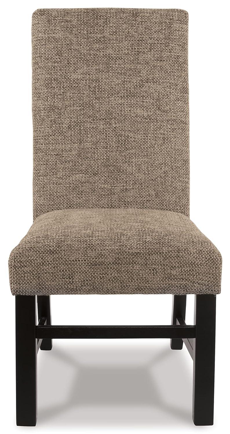Signature Design by Ashley Sommerford Urban Farmhouse Upholstered Dining Chair, Set of 2, Brown