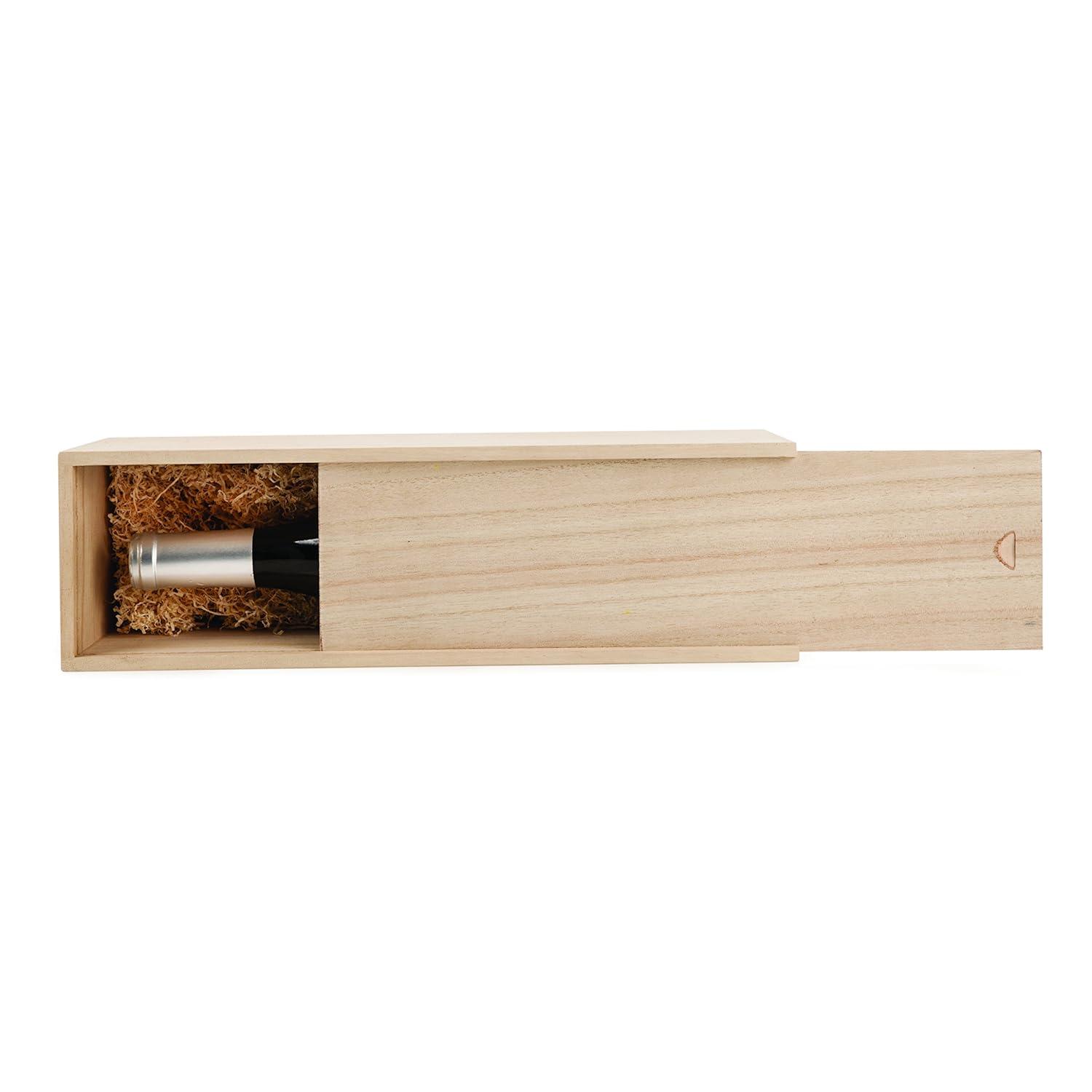 Twine Marketplace™ 1-Bottle Wood Wine Box