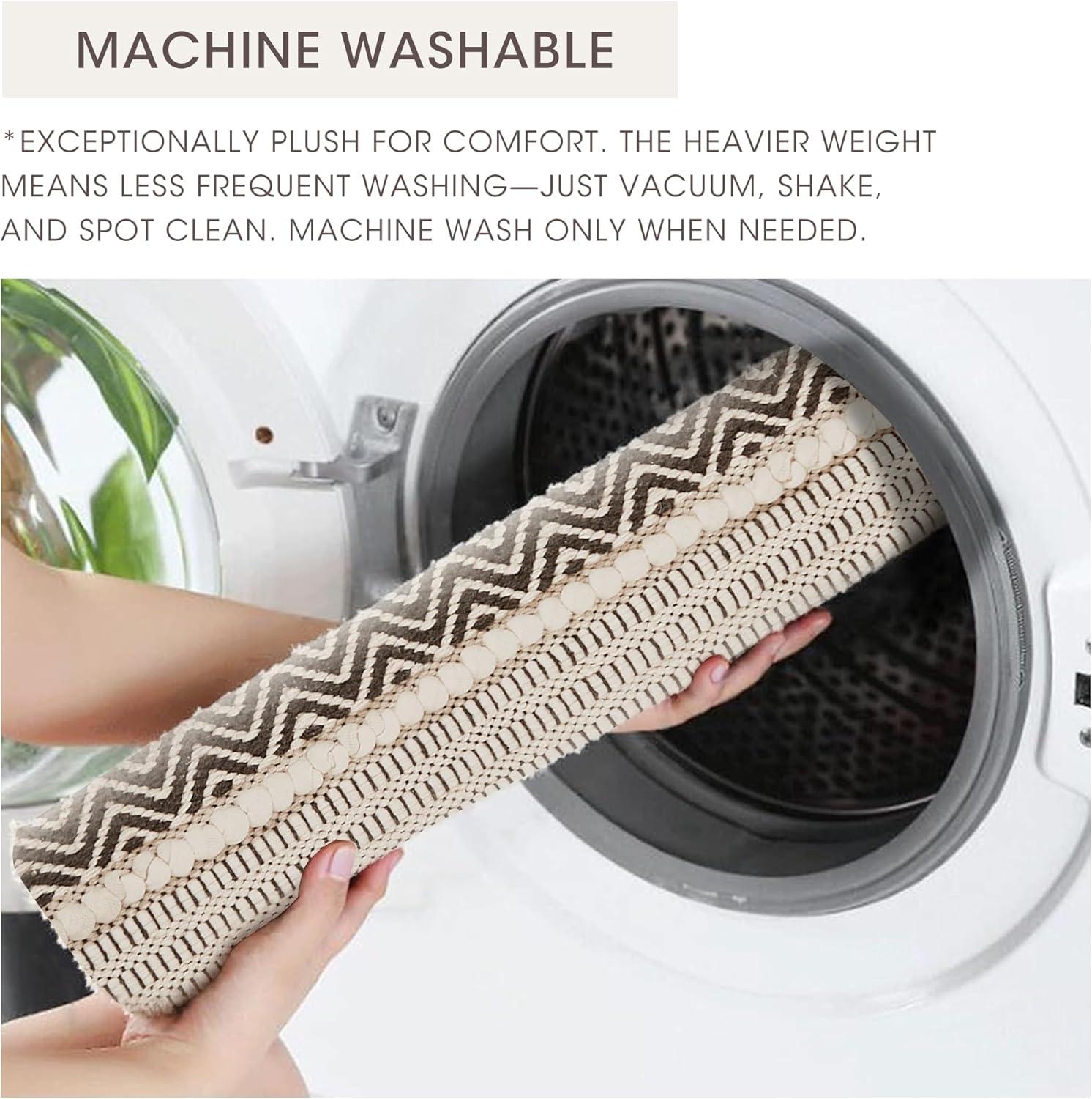 INK+IVY Asher Cotton Blend Bath Rug with Non-Slip Backing & Reviews | Wayfair