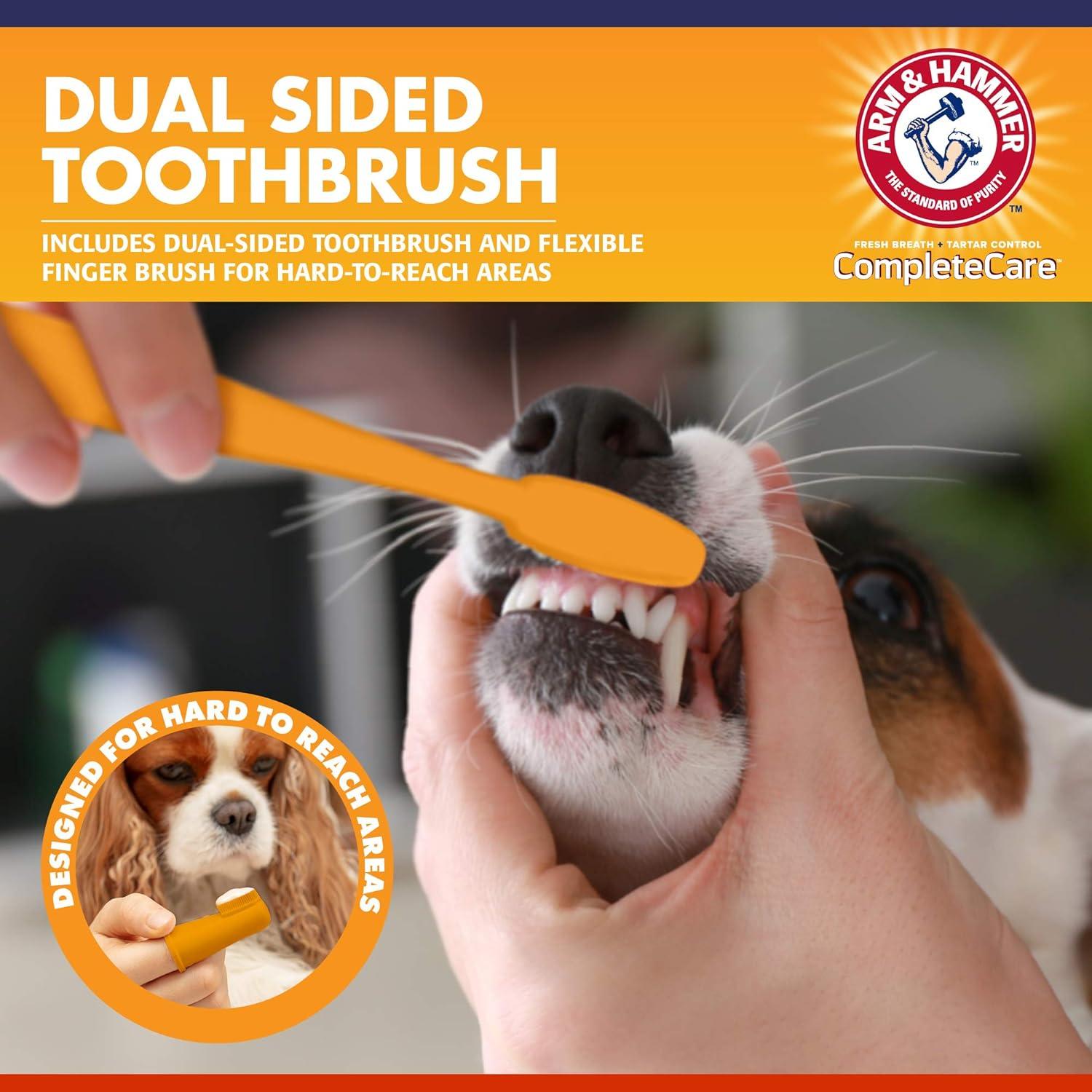 Arm & Hammer Complete Care Adult Dog Dental Kit - 2.5oz/2ct