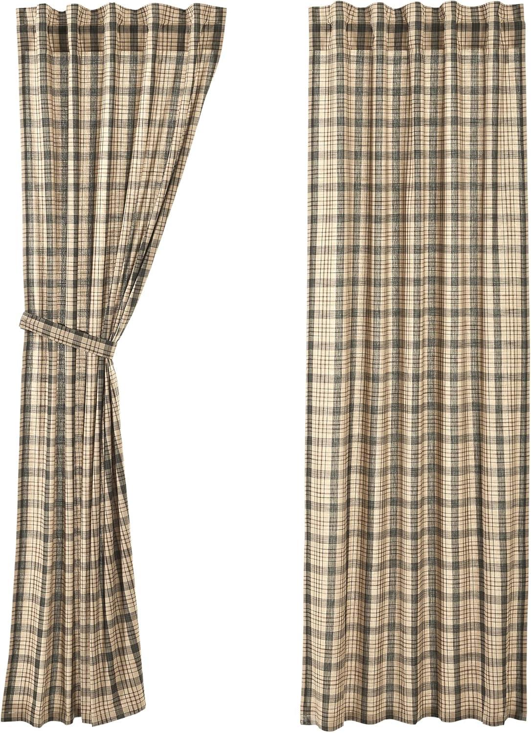 Holms Cotton Room Darkening Curtain Pair (Set of 2)