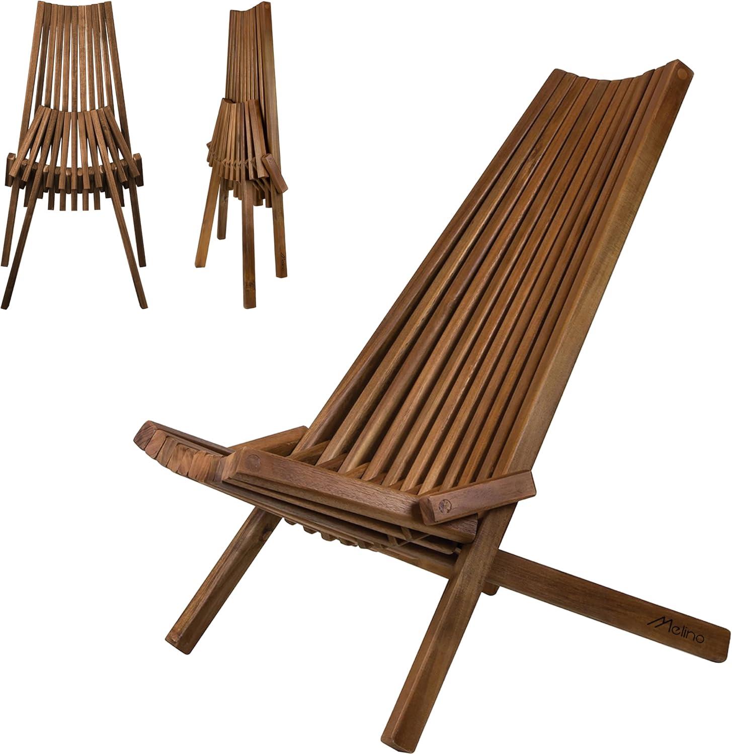 Melino Wooden Folding Chair