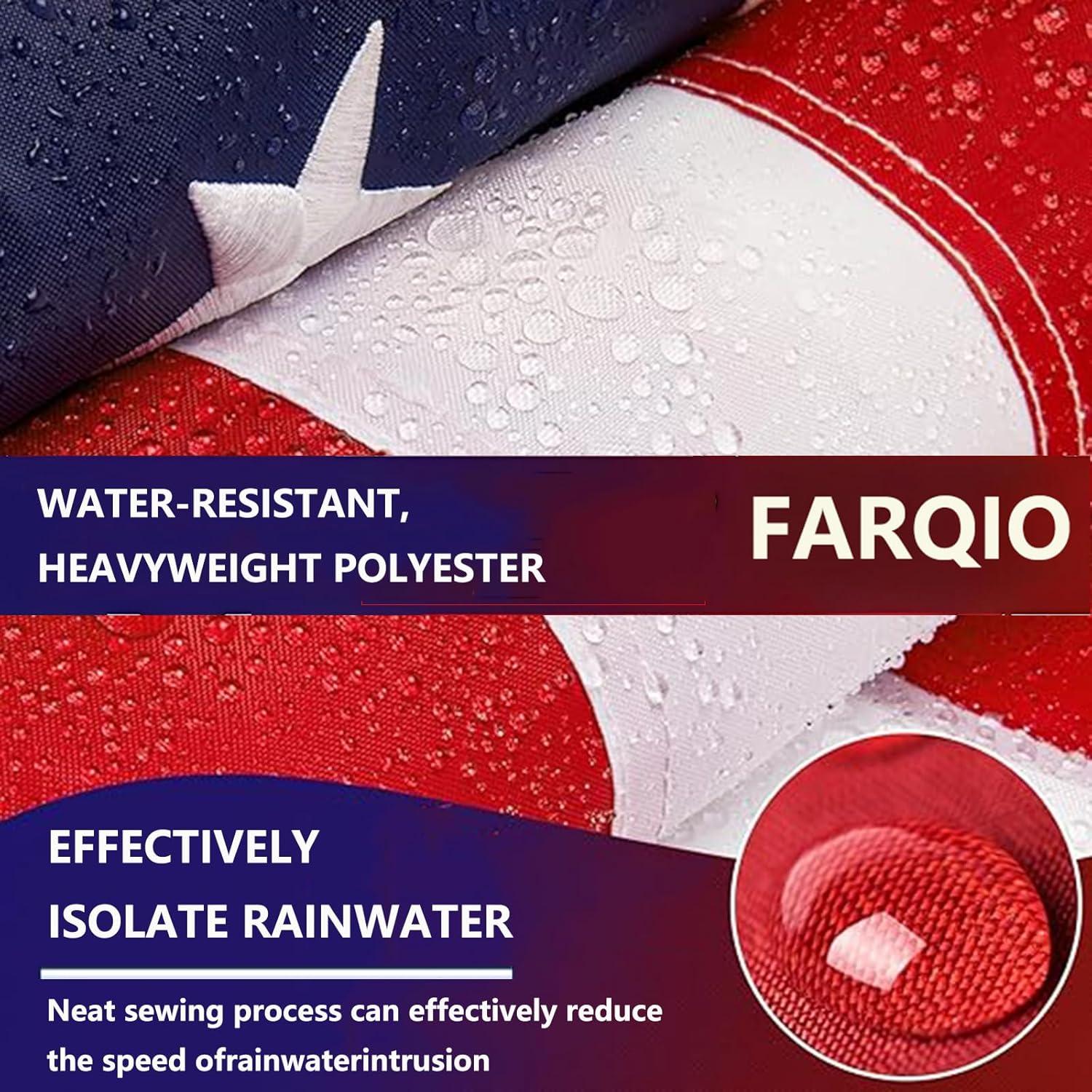 American flag USA flag 3x5FT-Embroidered Stars Flag Double Stitched Sewn Stripes Outdoors Indoors Heavy Duty flag Brass Grommets Banner