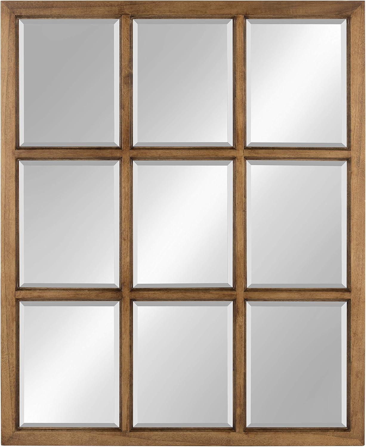 Hogan Windowpane Wall Mirror - Kate & Laurel All Things Decor