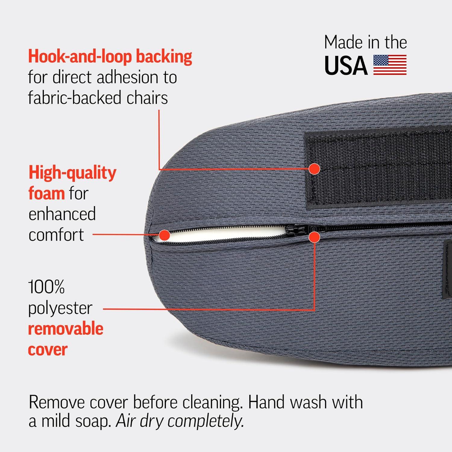 OPTP The Original McKenzie SuperRoll - USA-Made Low Back Lumbar Pillow for Office Chair Lumbar Support, Car Back Support Seat Cushions and Travel