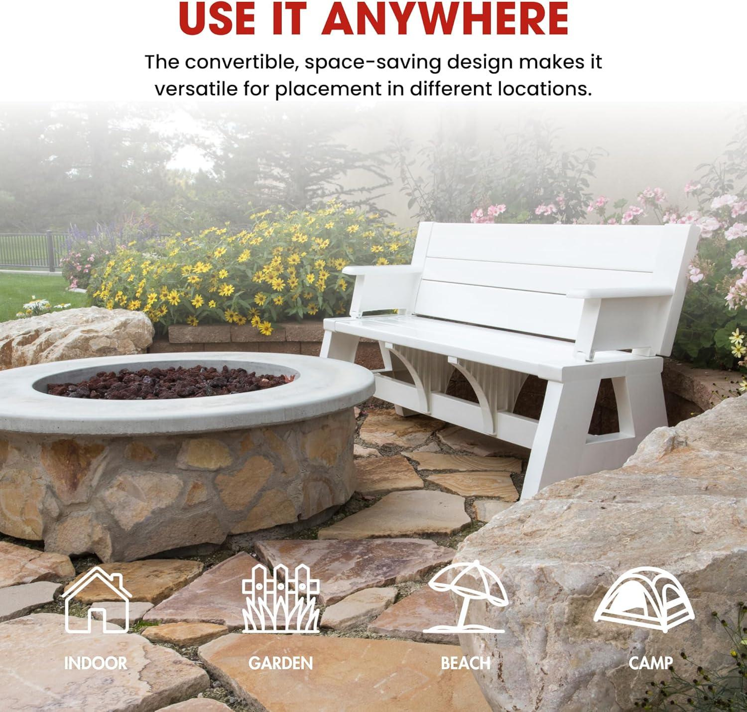 Convert A Bench  Gen I White