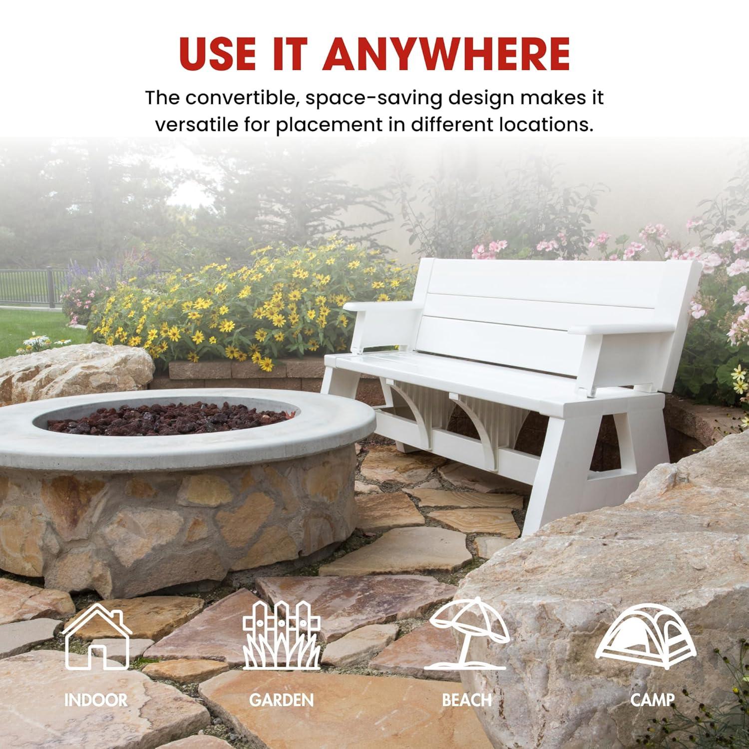 Convert A Bench  Gen I White