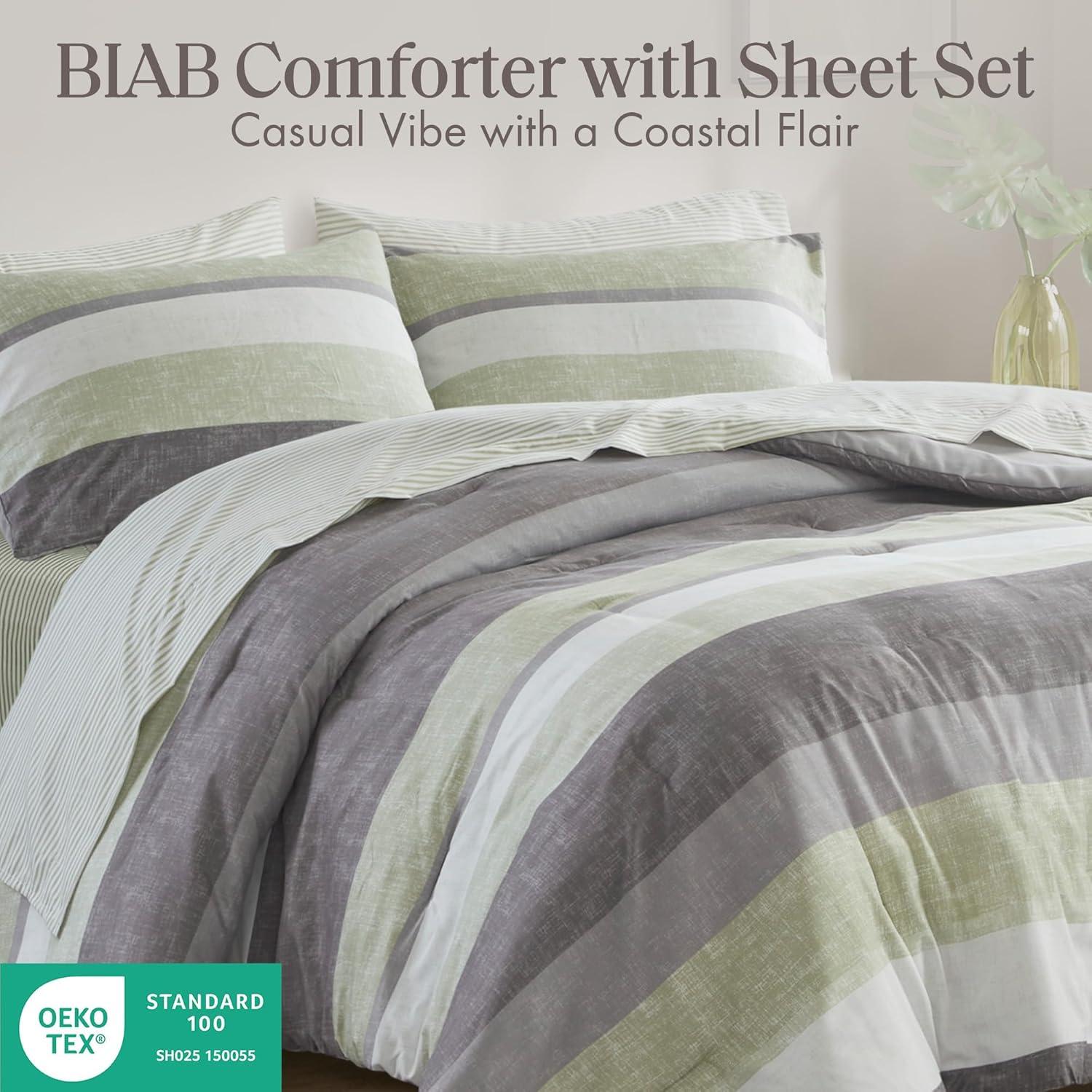 Madison Park Essentials Jaxon Comforter Set with Bed Sheets