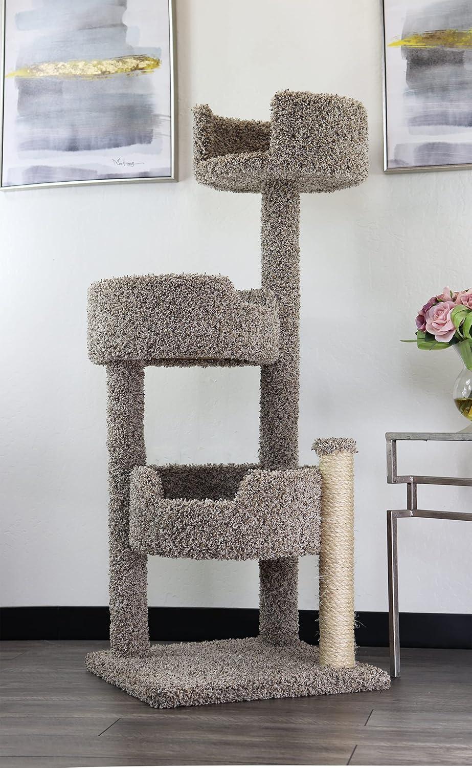 New Cat Condos Real Wood and Carpeted  Tree