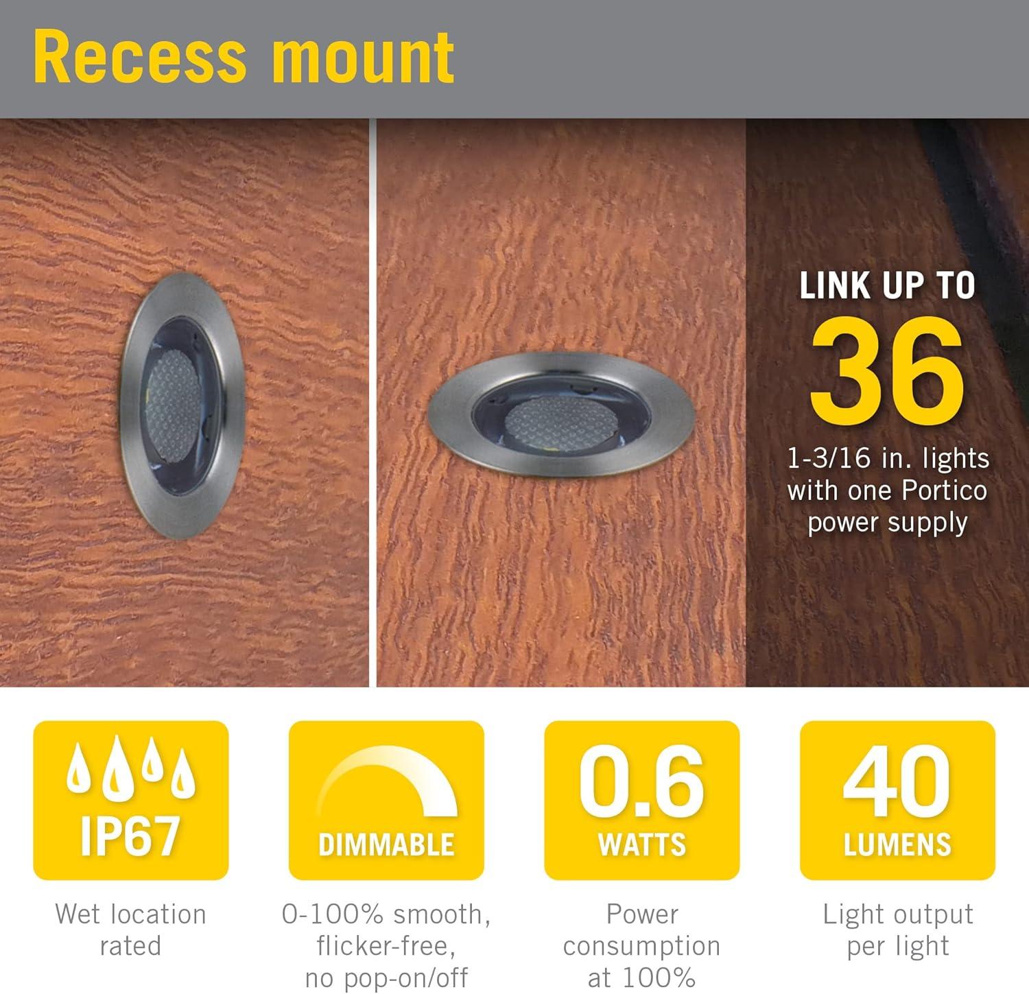 Portico Outdoor LED Light & Driver Starter Kit 10pk