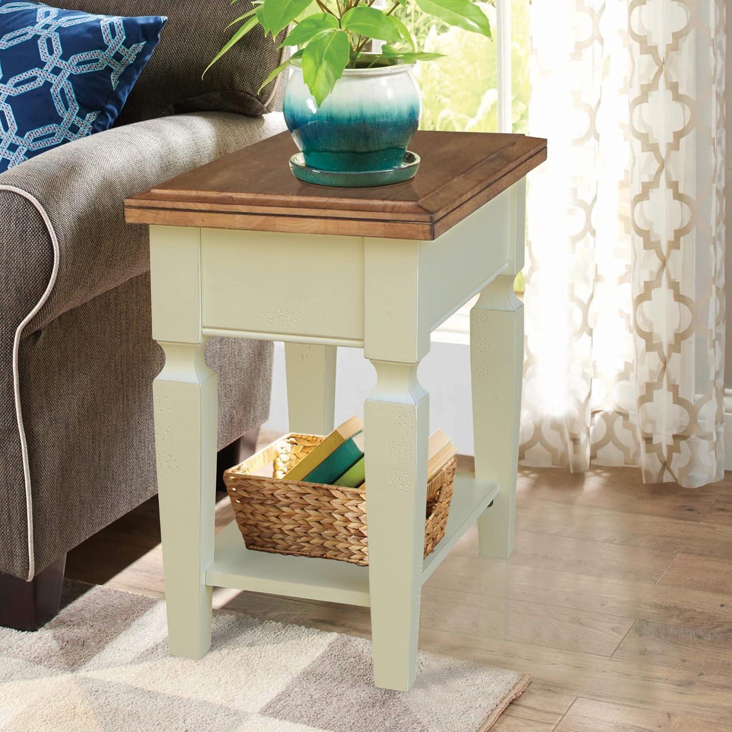 International Concepts Vista Solid Wood Side Table