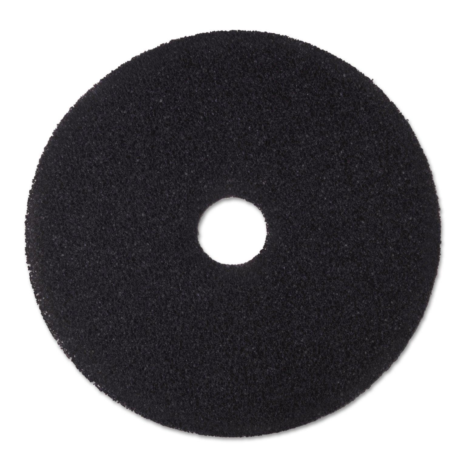 20" Black Polyester Fiber and Nylon Stripping Pads