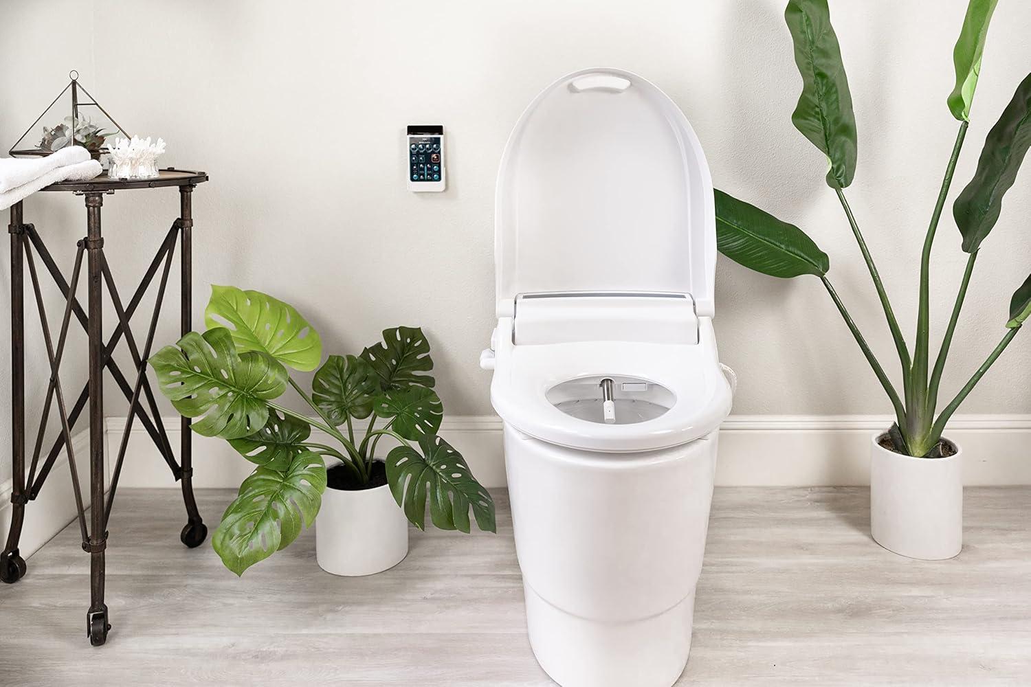 BidetMate Elongated Toilet Seat Bidet BM-2000R-E