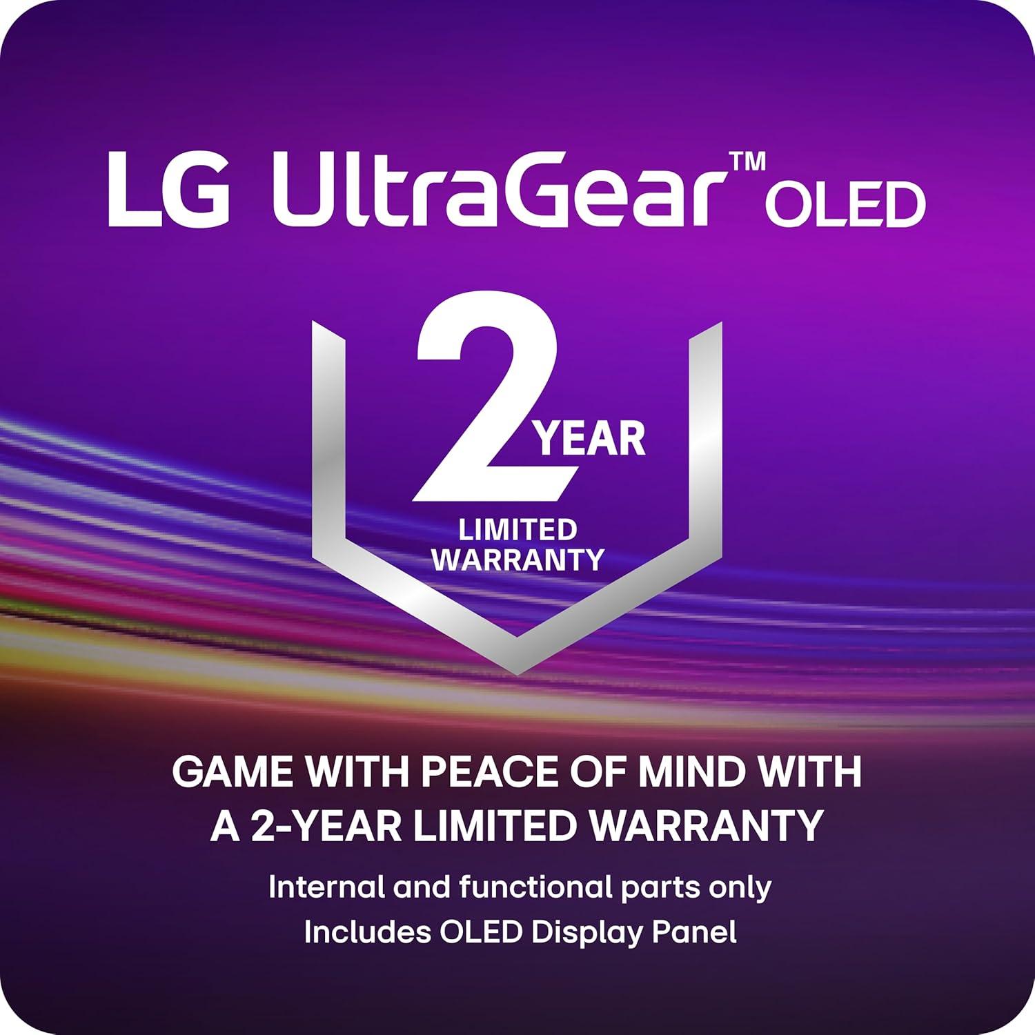 LG UltraGear 32" White OLED Gaming Monitor with 240Hz Refresh Rate