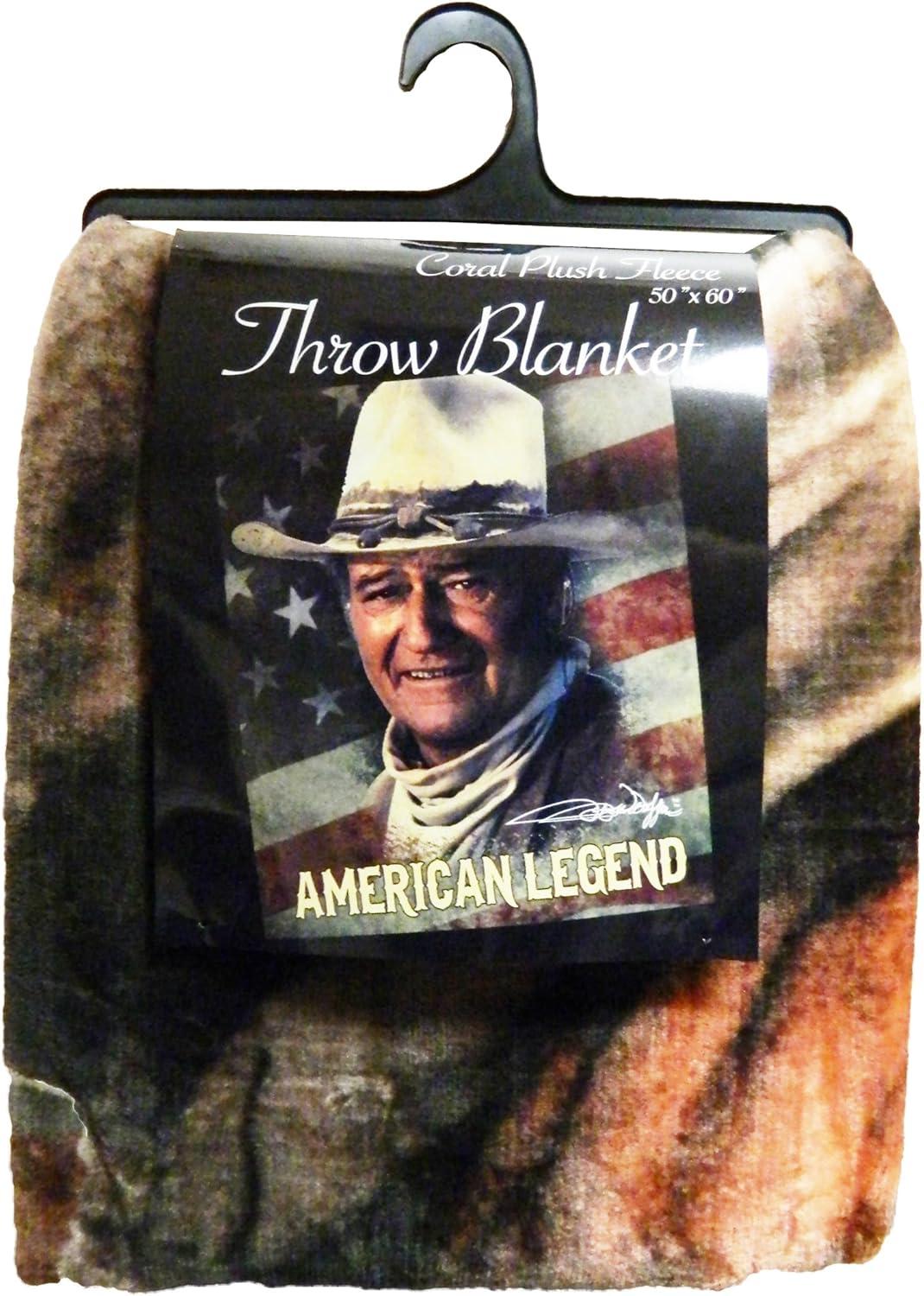 American Legend Patriotic Fleece Reversible Throw Blanket