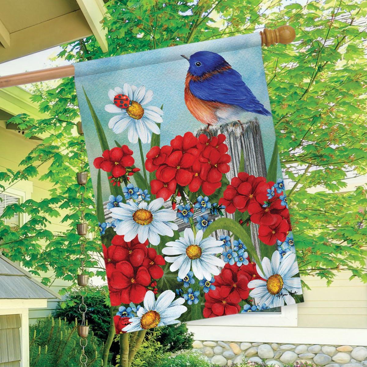 Briarwood Lane Spring Friendship House Flag