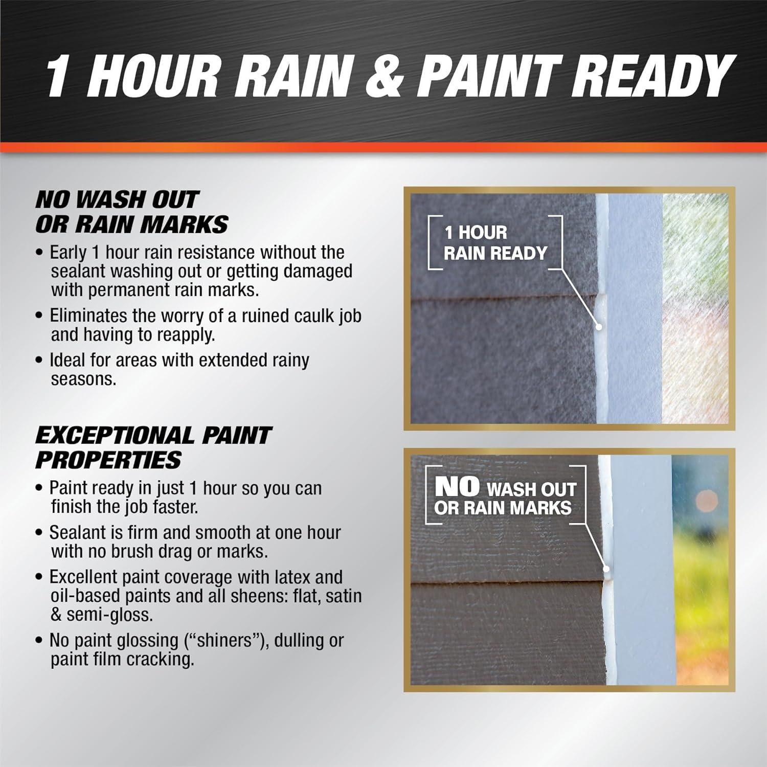Dynaflex Ultra Advanced Exterior Sealant, Light Gray, 10.1 OZ 7079818219