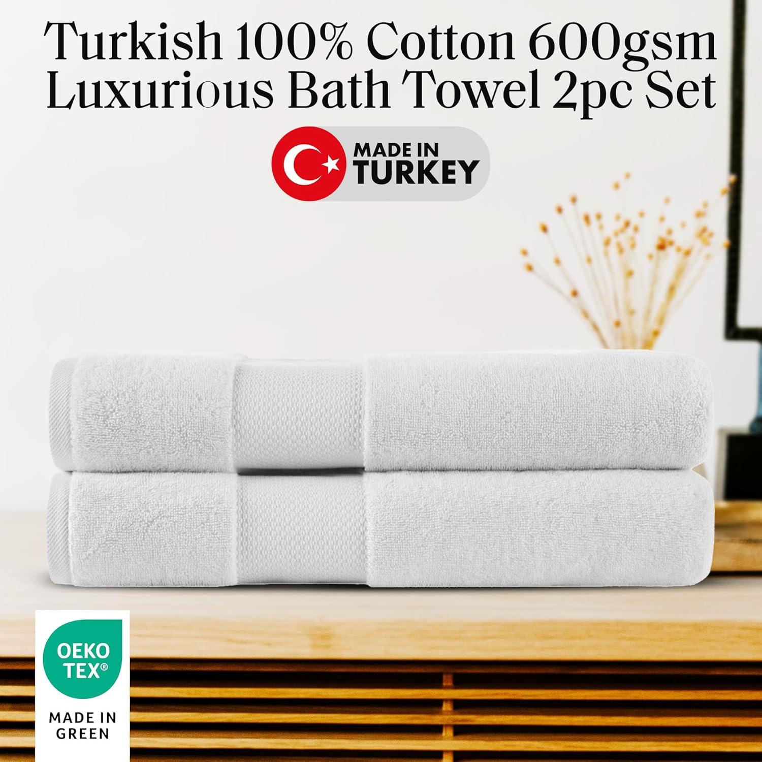 Madison Park Signature Turkish 100% Cotton Bath Sheet 2 Piece Set (Set of 2)